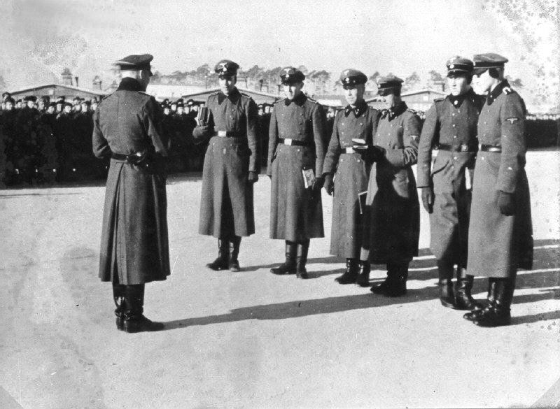 SS roll call at Sachsenhausen